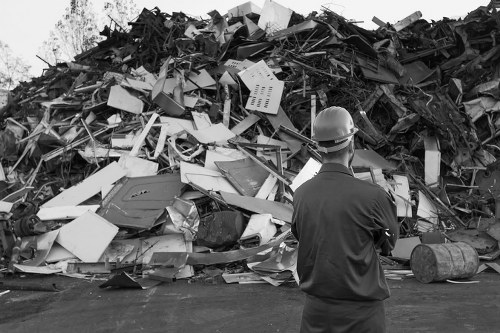 Responsible rubbish clearance in Richmond showing sorted waste for recycling
