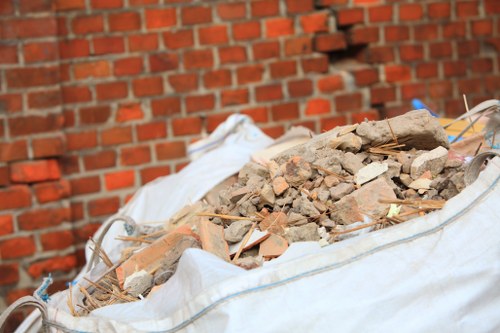 Collection van prepared for a rubbish removal job under service terms