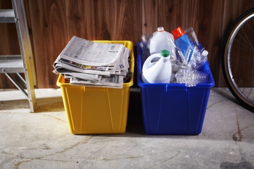 Local Richmond property clearance team removing bulky waste from a home