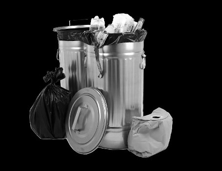 Bulky waste items prepared for council waste collection in Richmond
